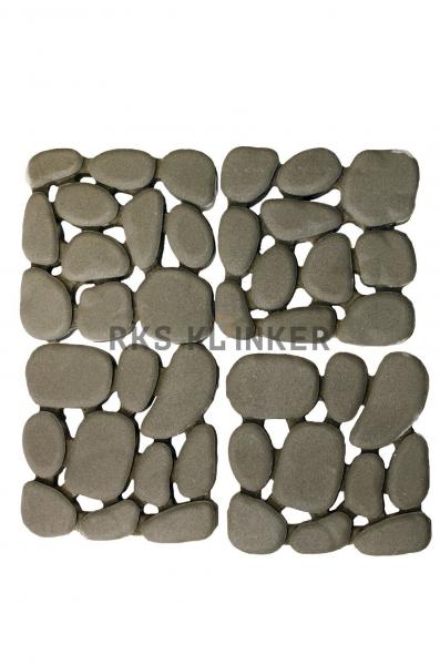 Тротуарная вибропрессованная плитка Грин Галет,   Серый,   BRAER — фото 3